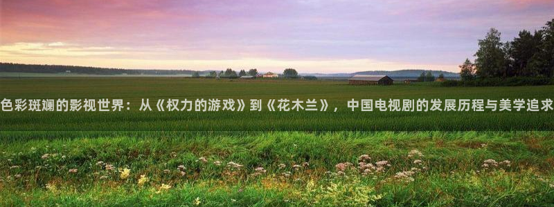 色彩斑斓的影视世界：从《权力的游戏》到《花木兰》，中国电视剧的发展历程与美学追求